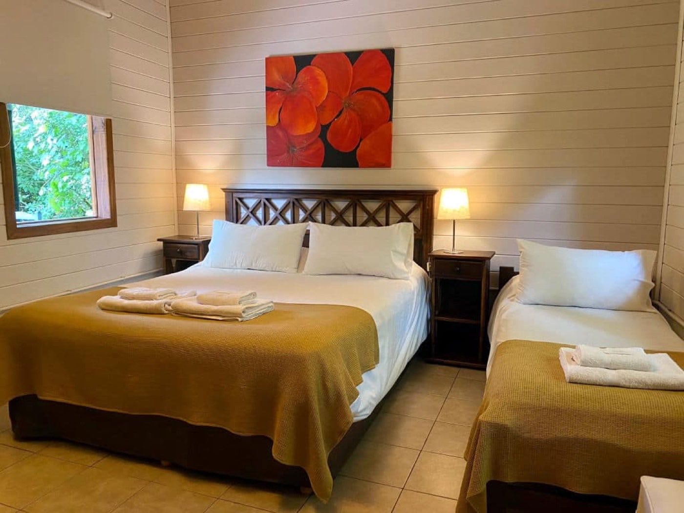 Dormitorio del Chalet Rústico
